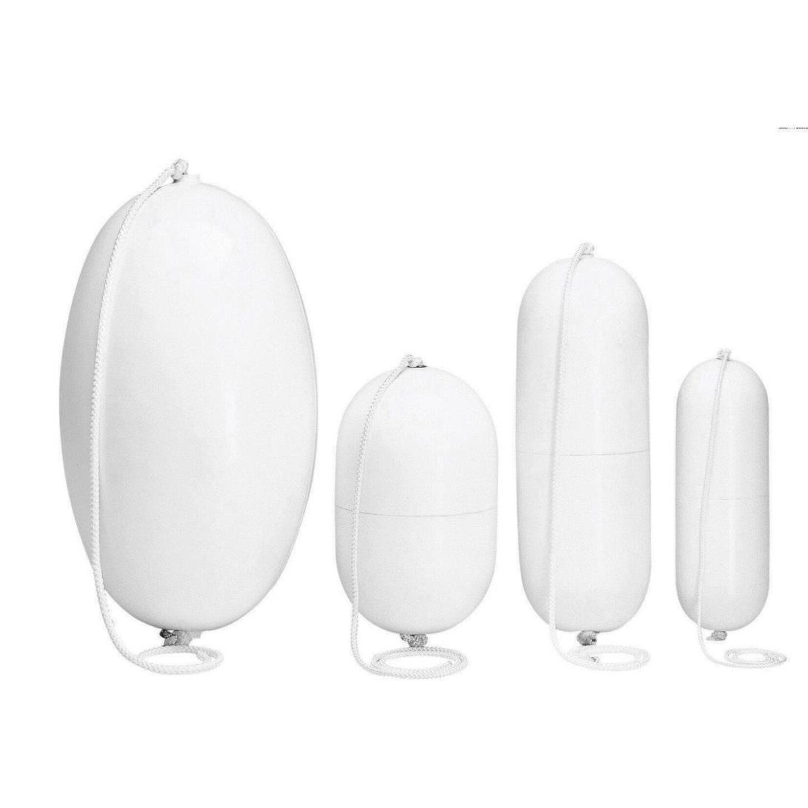 Plastimo Fender parabor 30x80 white not infl+rope
