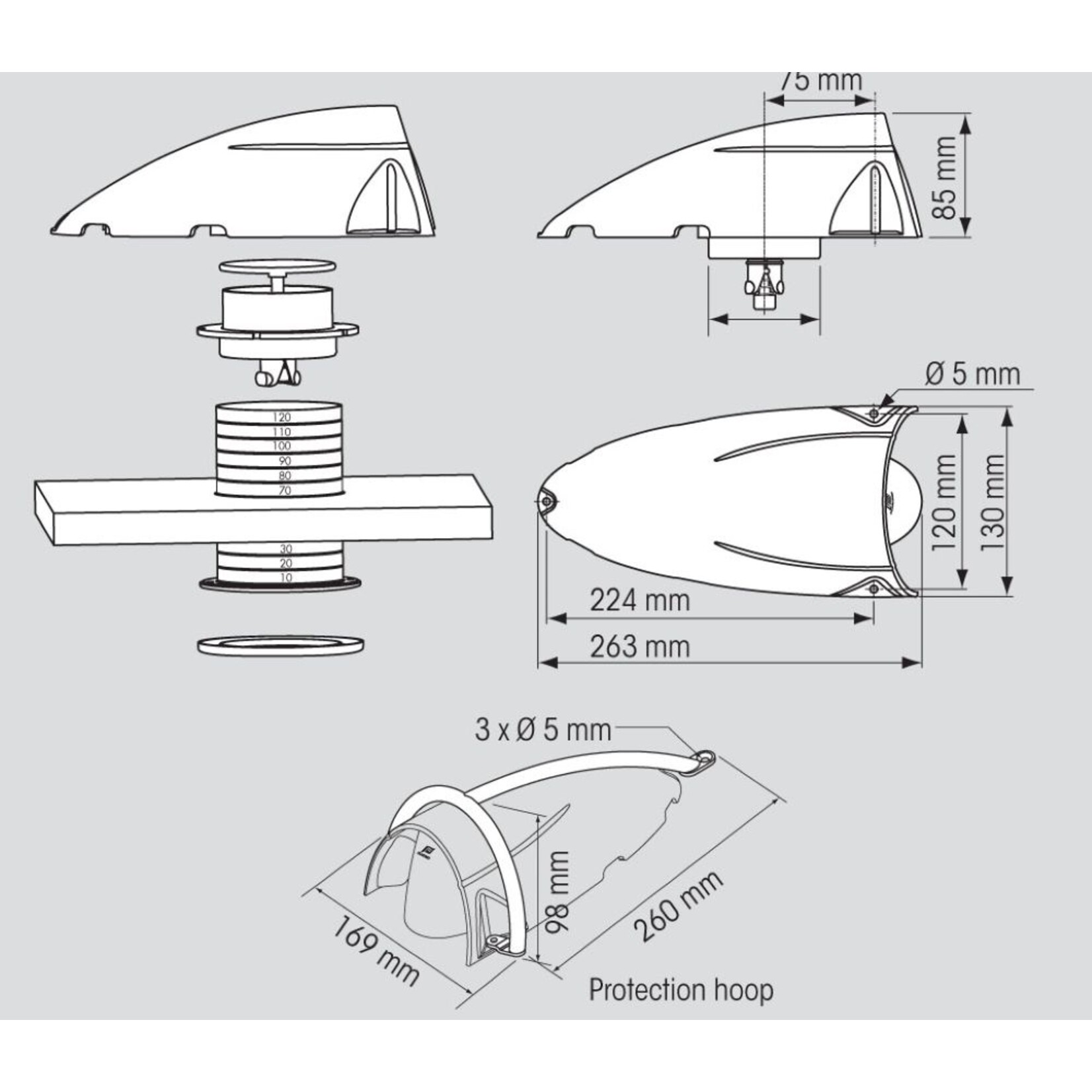 Plastimo Streamlined dorade box