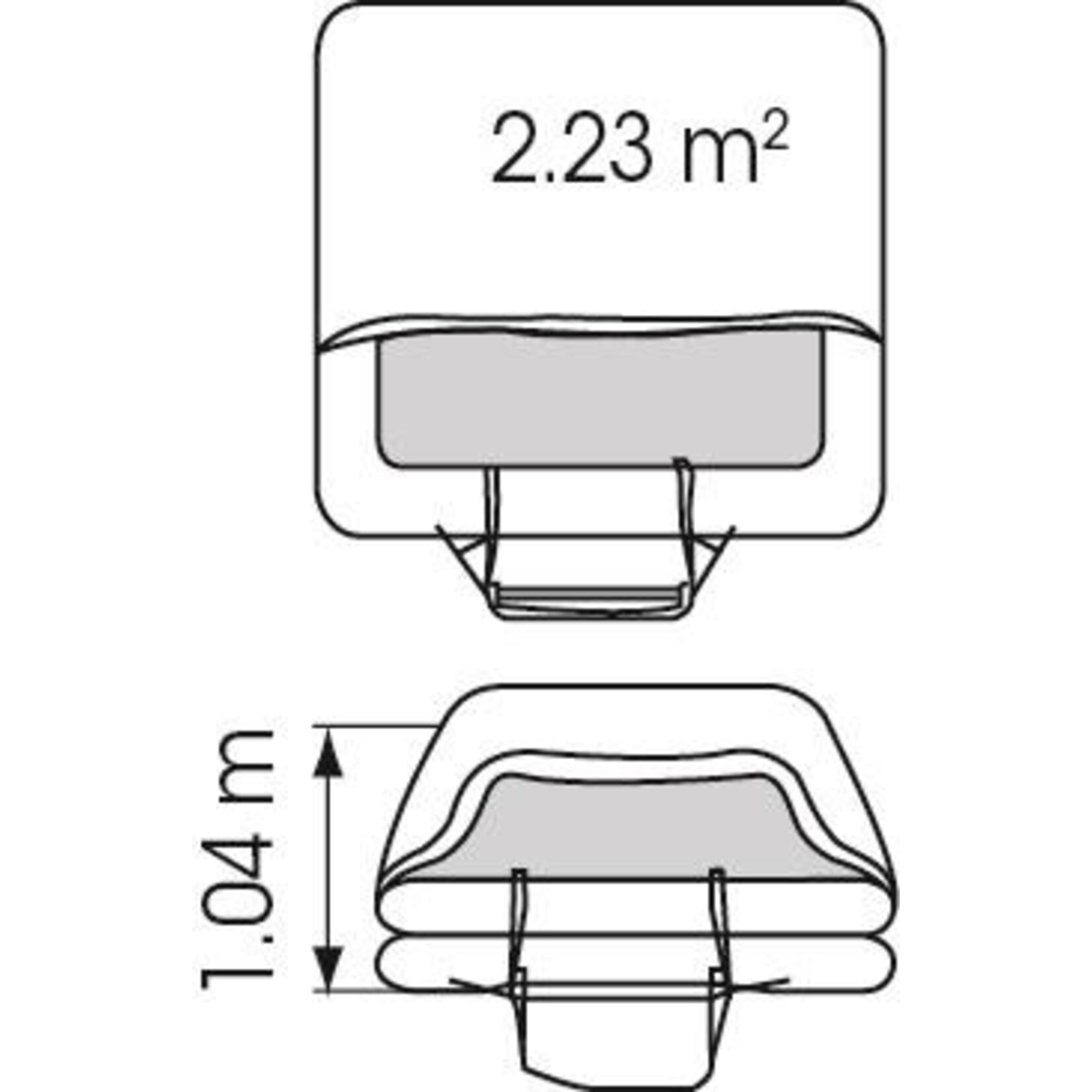 Plastimo Liferaft transocea isaf 6men e<24 h cont