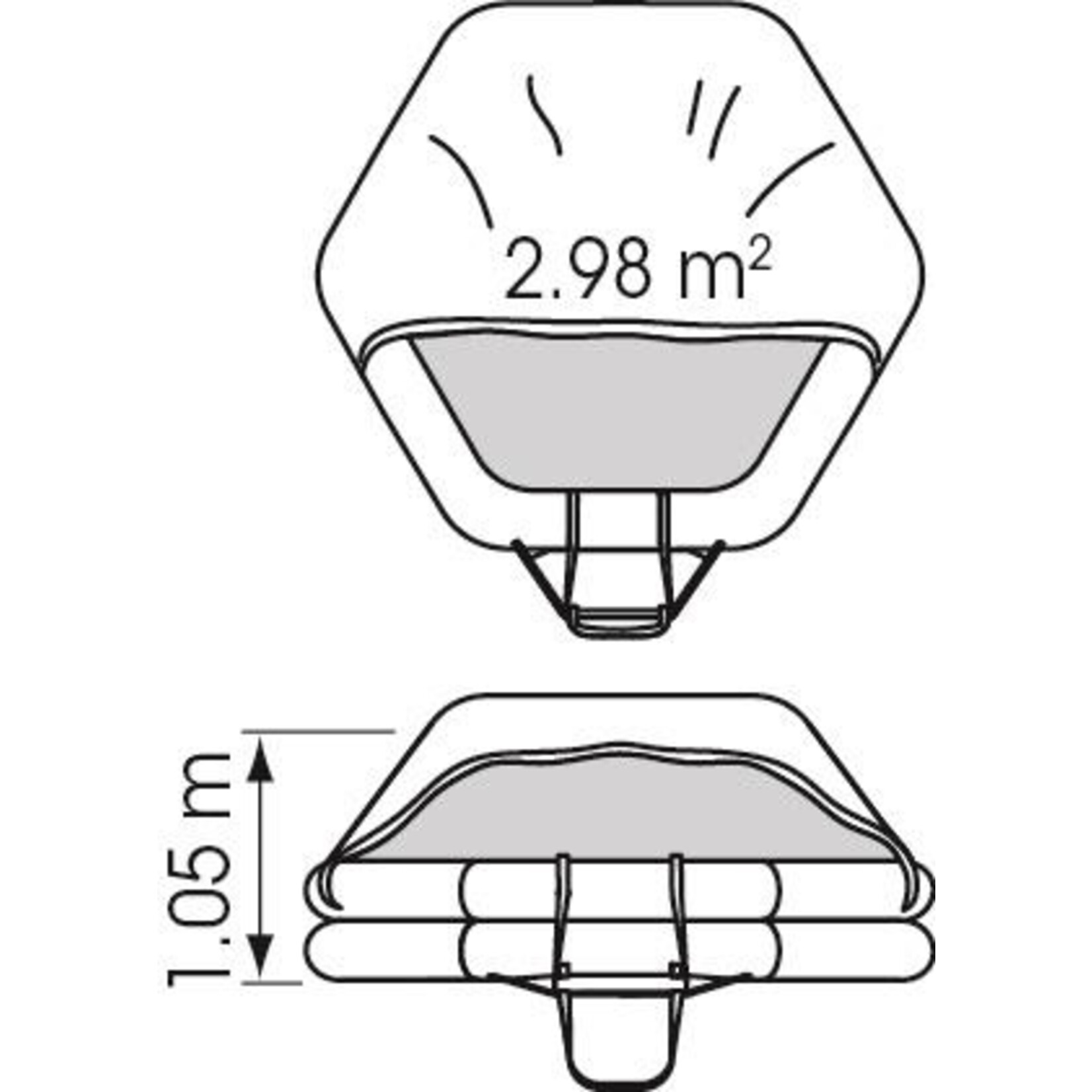 Plastimo Liferaft transocea isaf 8men e<24 h cont