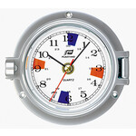 Plastimo Clock 3'' with silent zone matt chrome