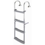 Plastimo Fold. ladder s/s 180d crook. 3+2 st  crv