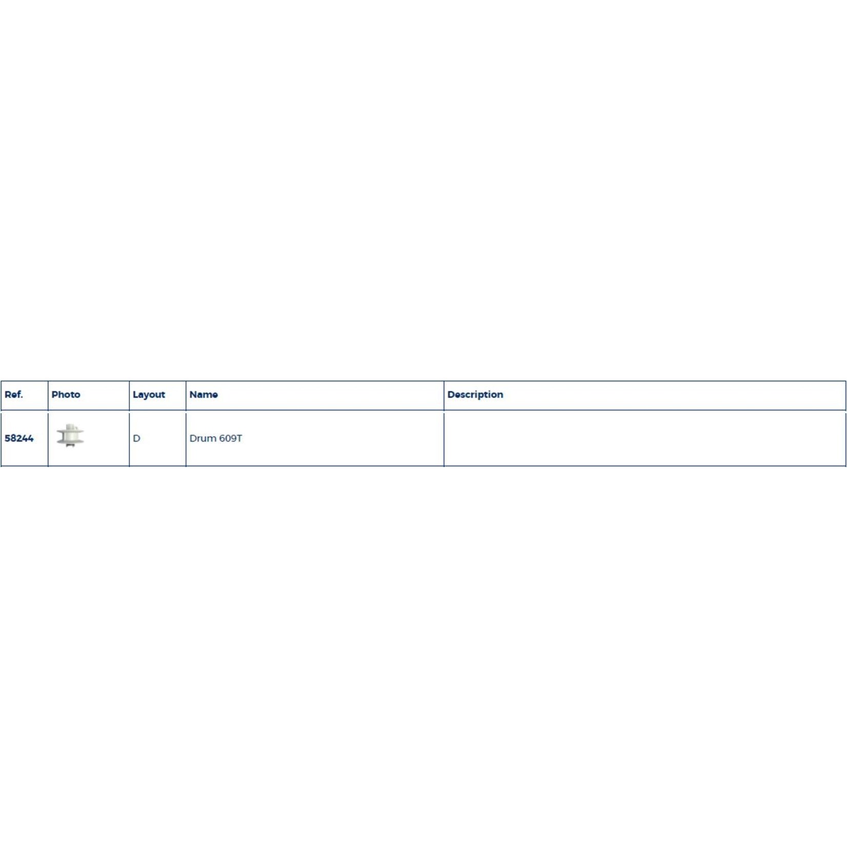 Plastimo Drum - jib reefing 609