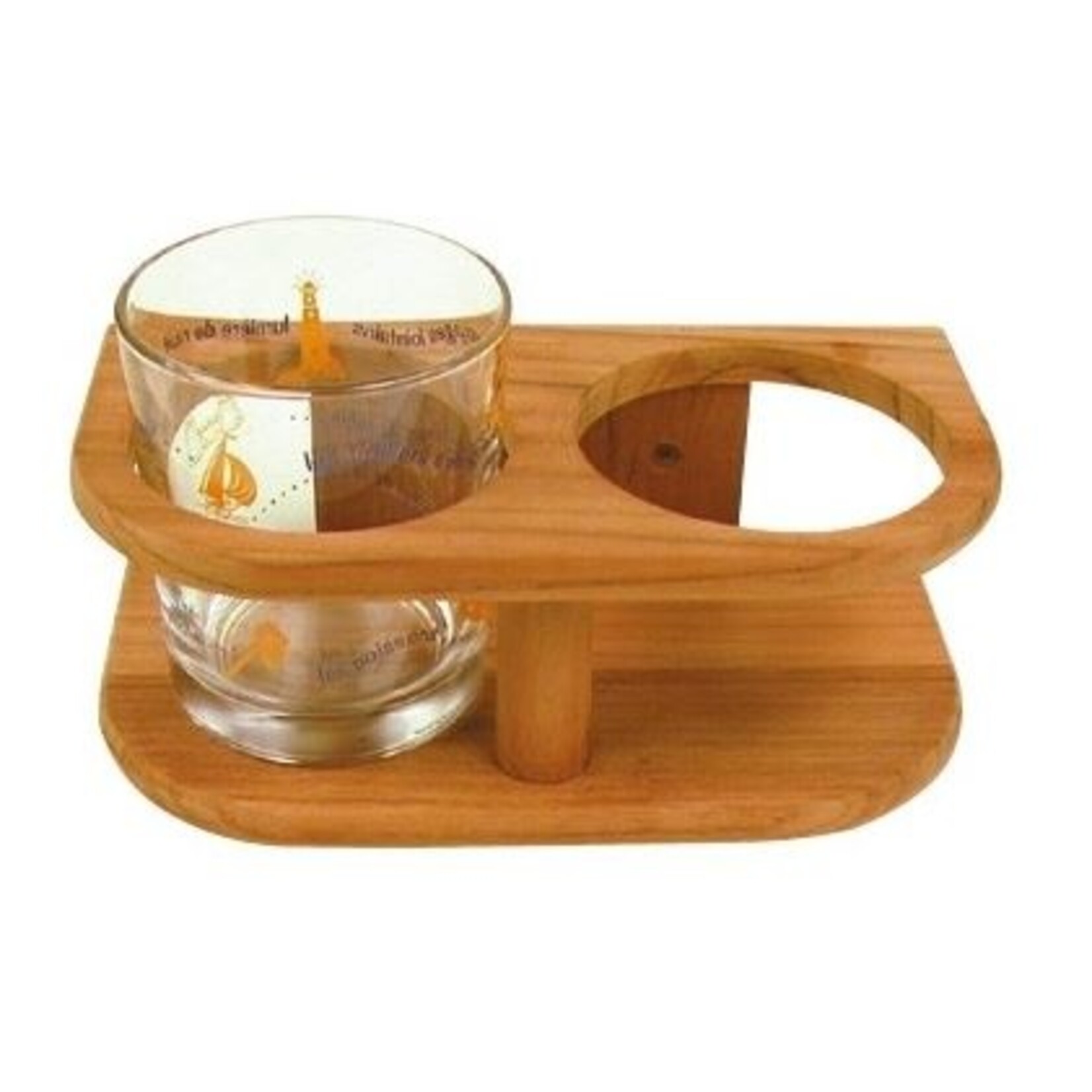 Plastimo Bamboo shelf 2 glasses