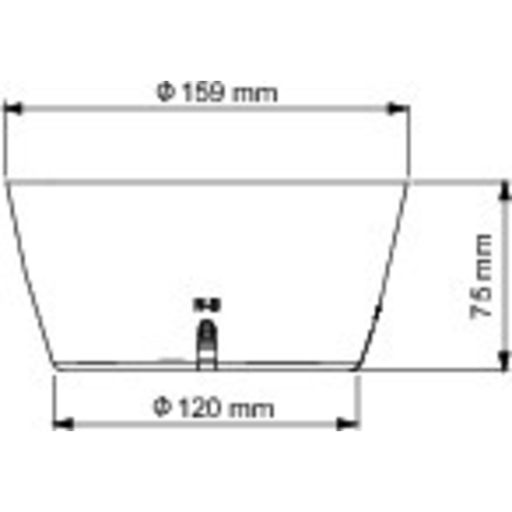 Plastimo Binnacle bla for compass off.-olym. 115