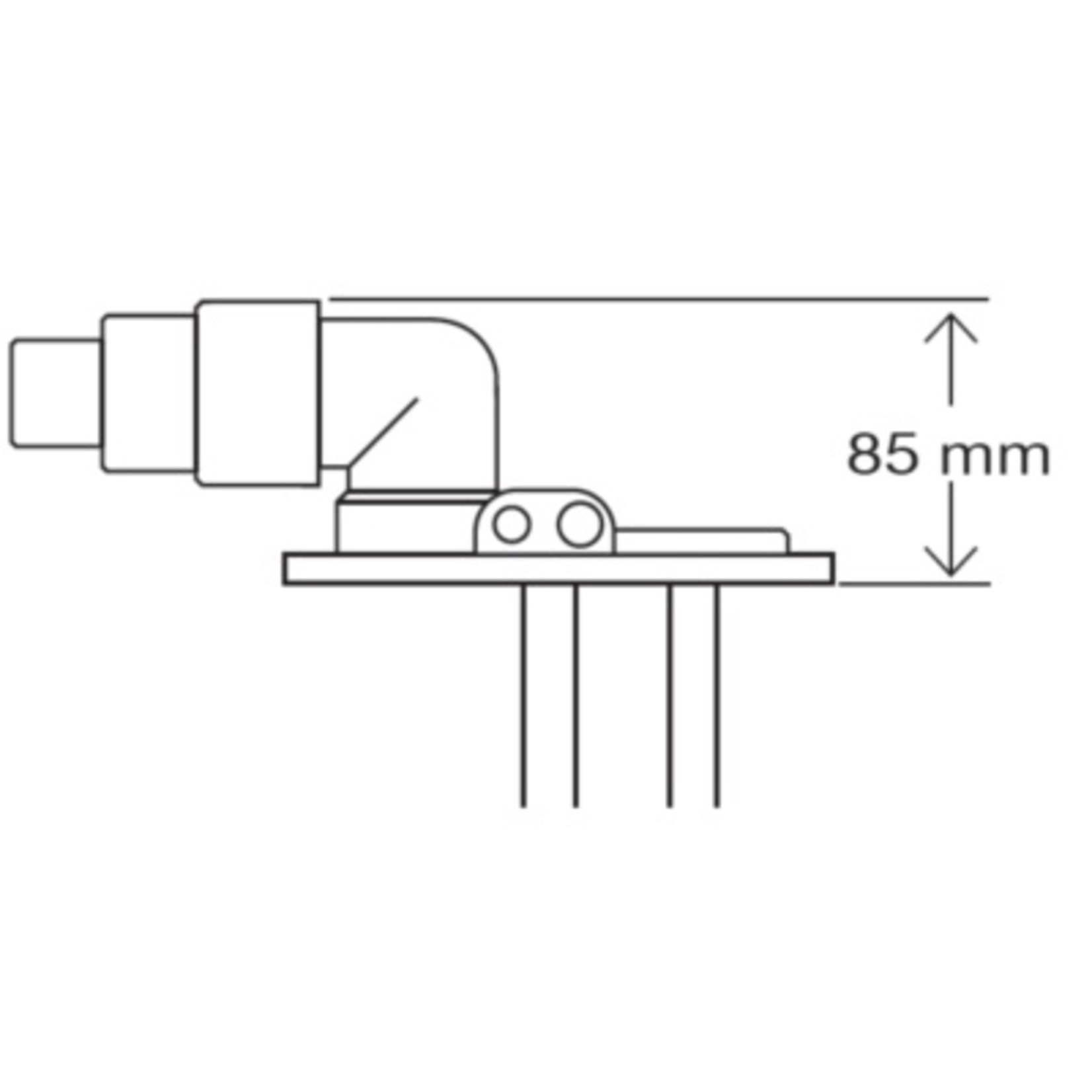 Plastimo Fuel tank 140lt flat bottom 89x82x22cm