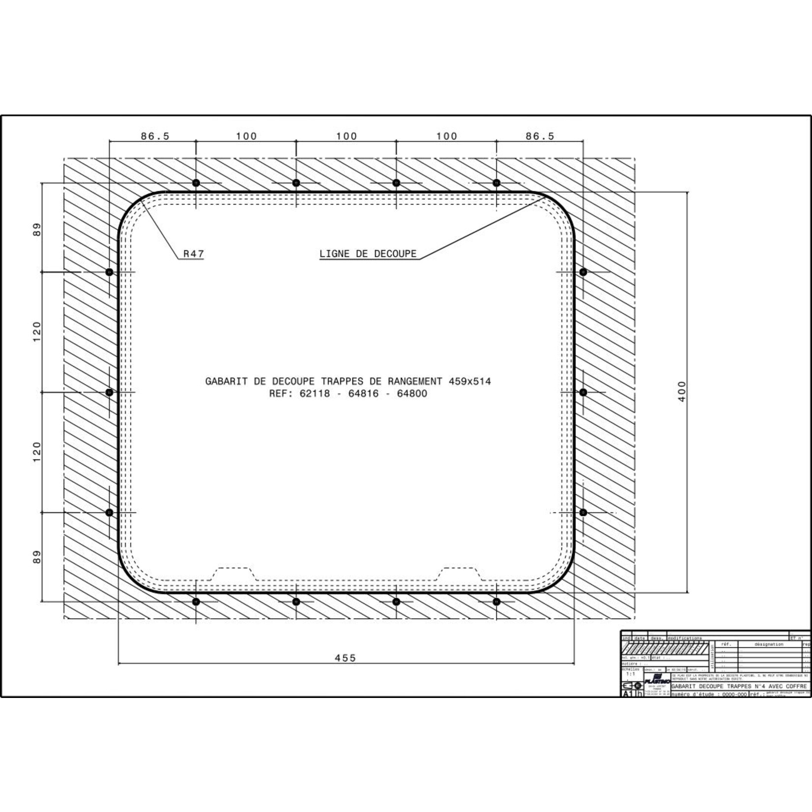 Plastimo Trappe top 459x514 white+boite