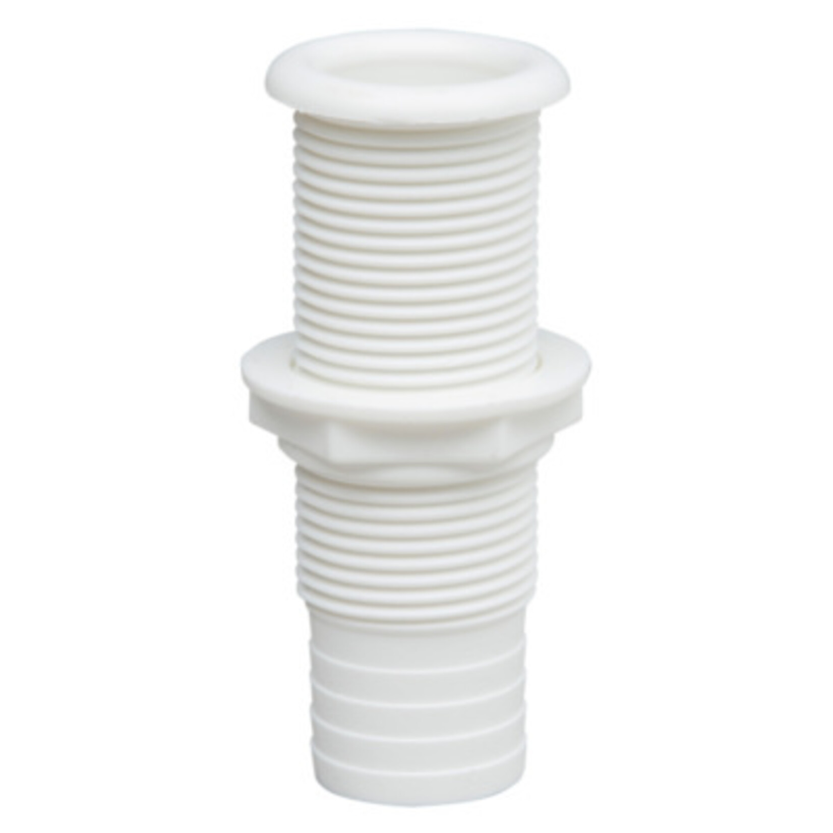 Plastimo Ribbed thru-h fit. dia 25 stand. flange