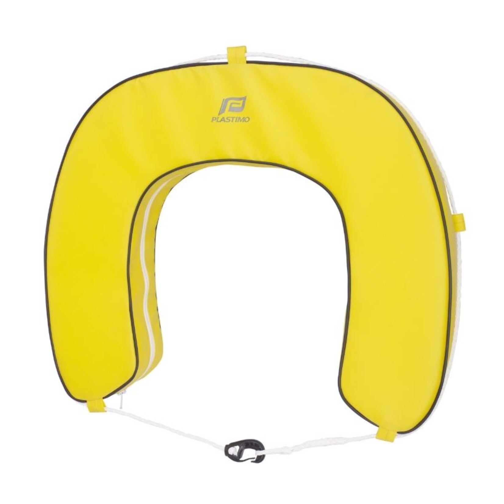 Plastimo Horseshoe buoy+zip yellow