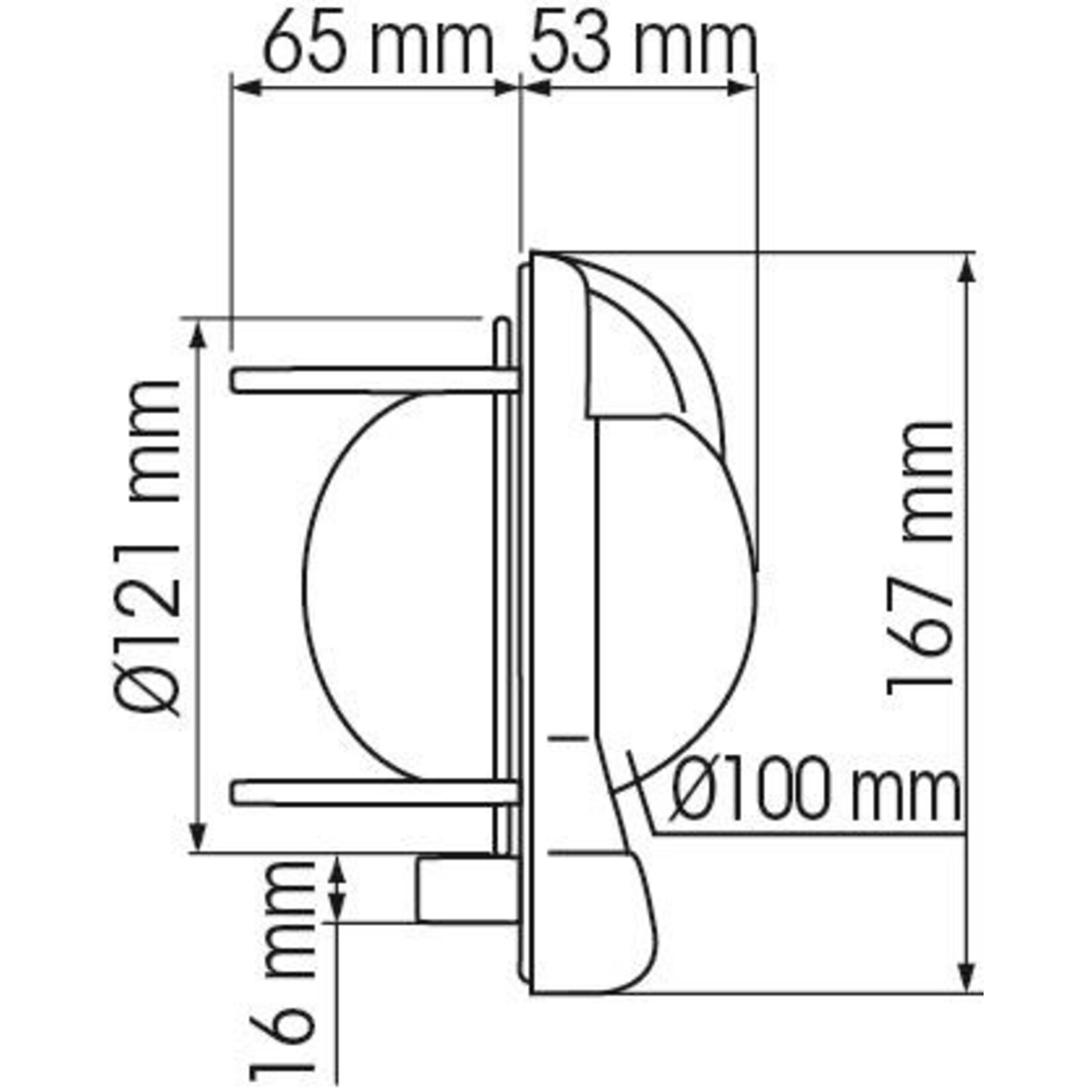 Plastimo Compas contest 101 noir/r-rge z/abc