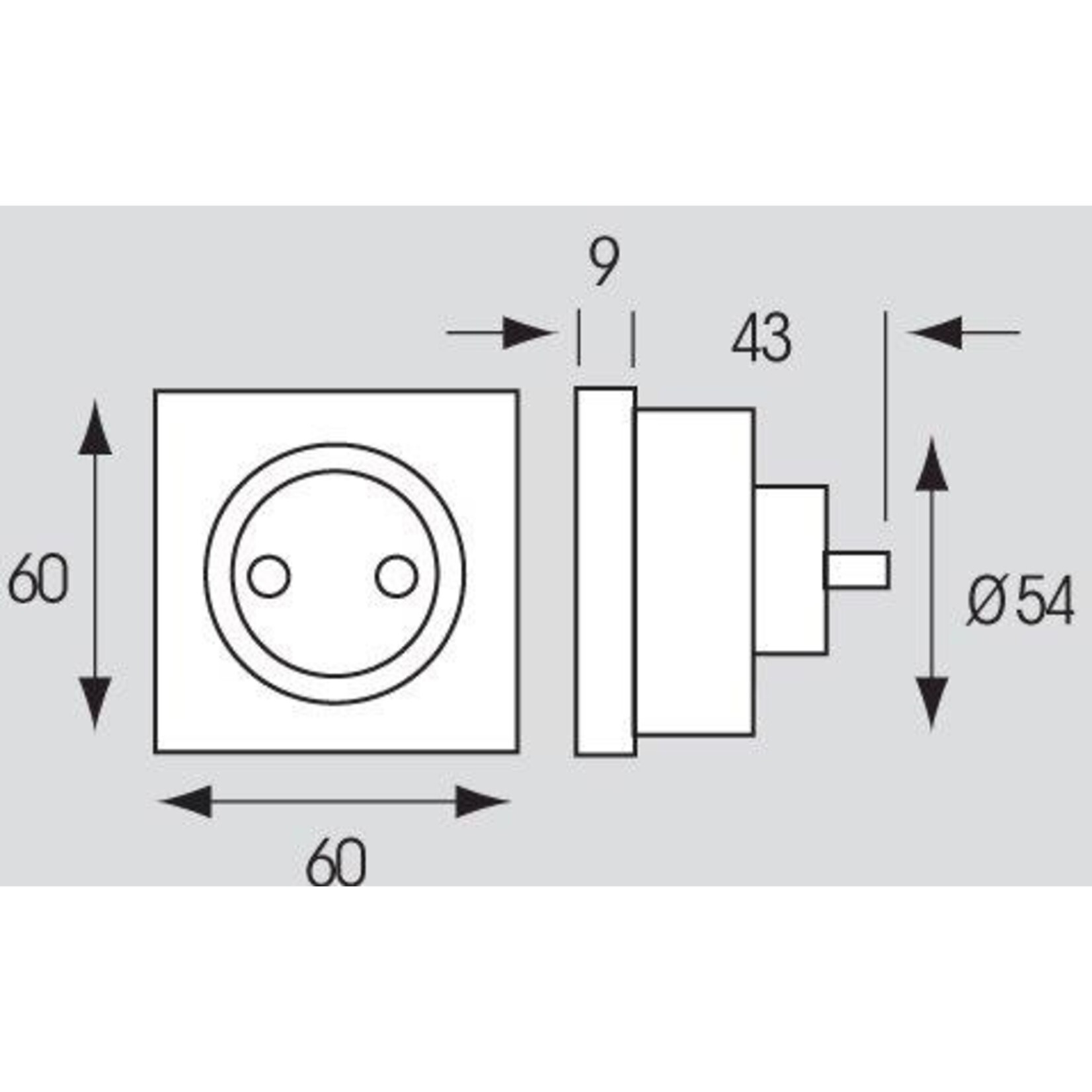 Plastimo Socket 230v wht