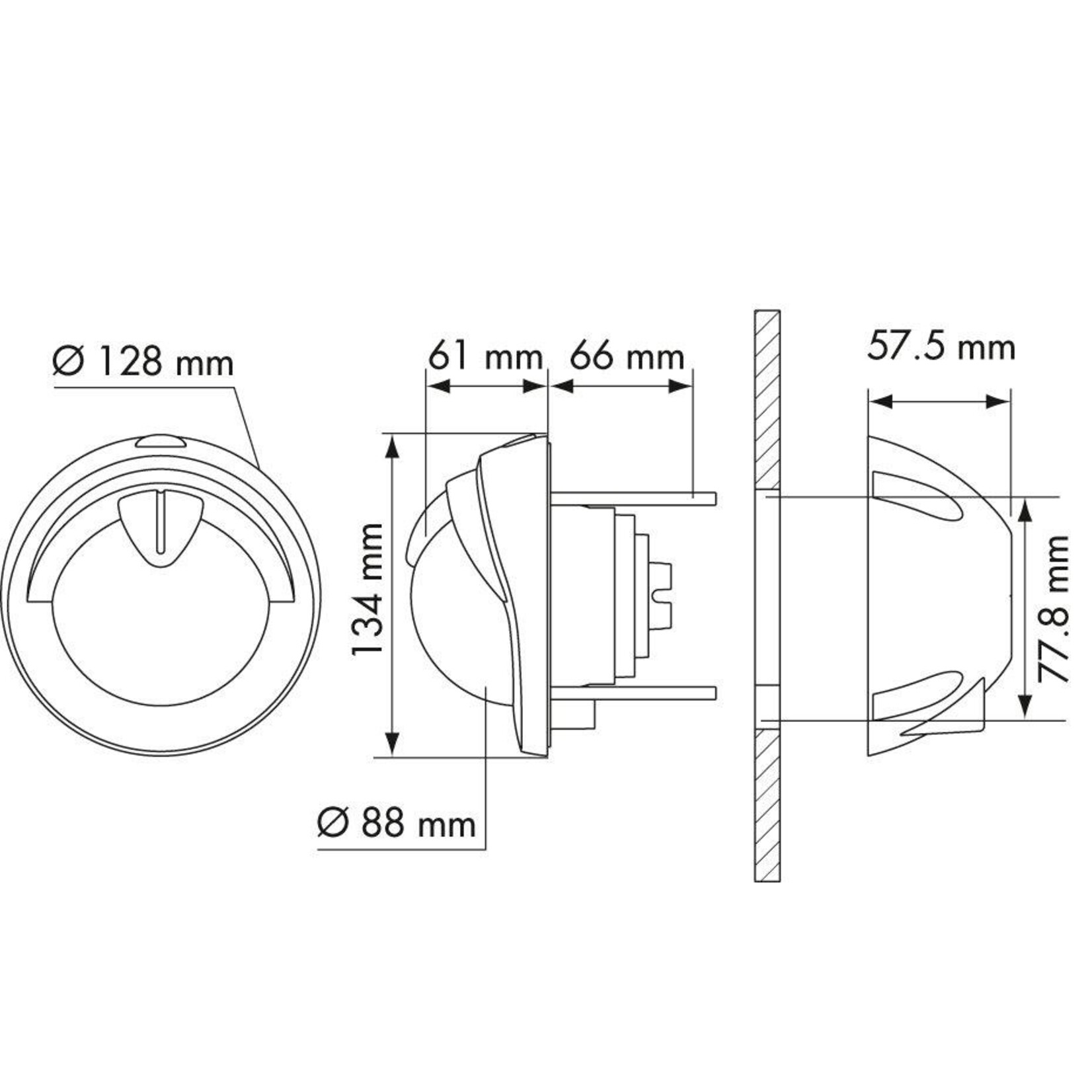 Plastimo Compass mini contest 2 white conical