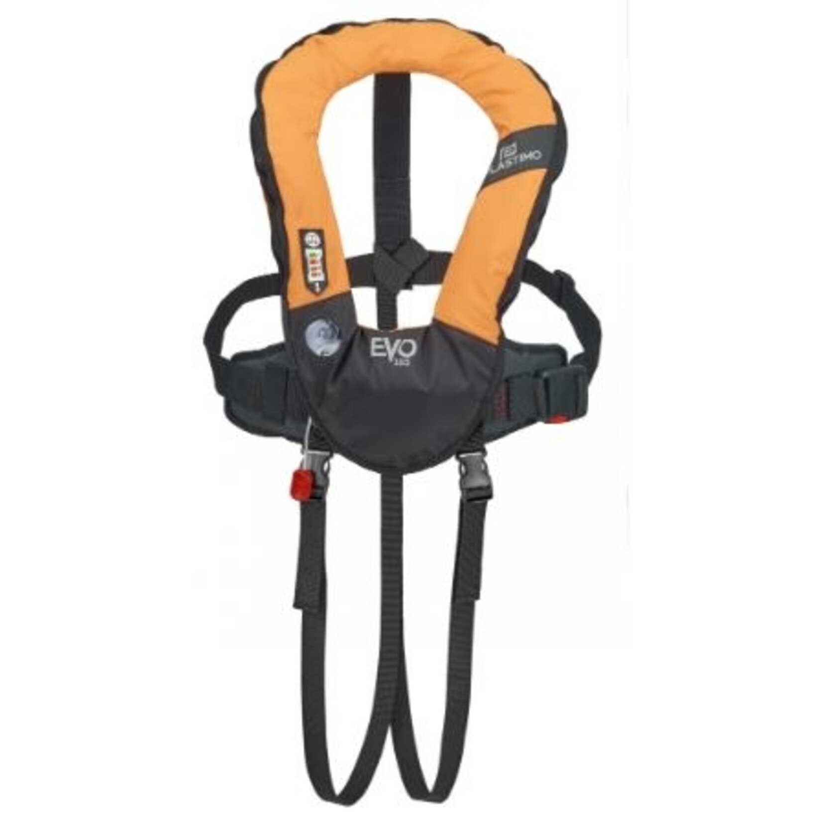 Plastimo Evo 165 ii auto ps orange with harness.