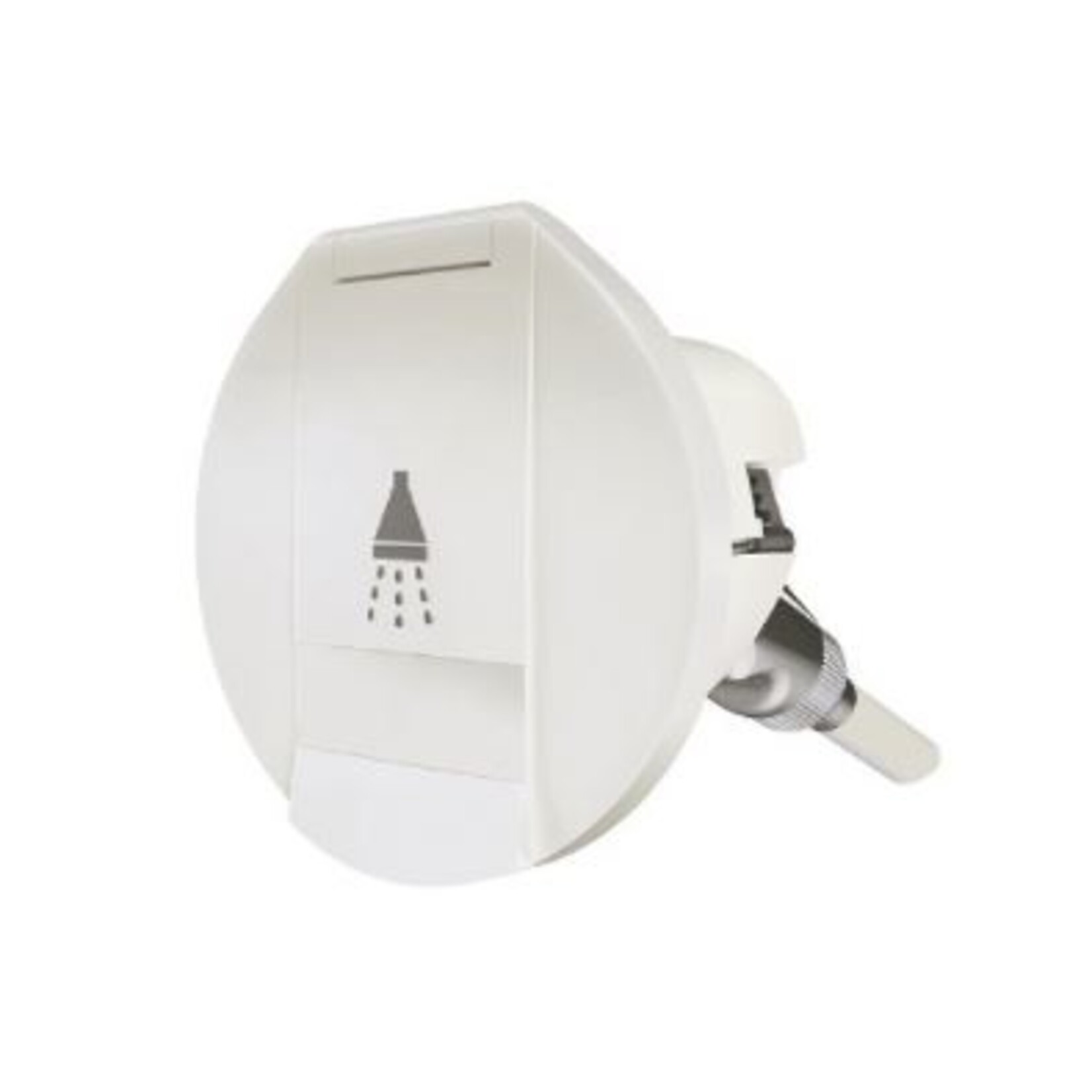 Plastimo White showerhead+white roundcover+3m hose