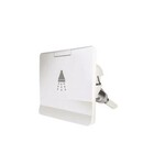 Plastimo Water inlet straight+white square cover