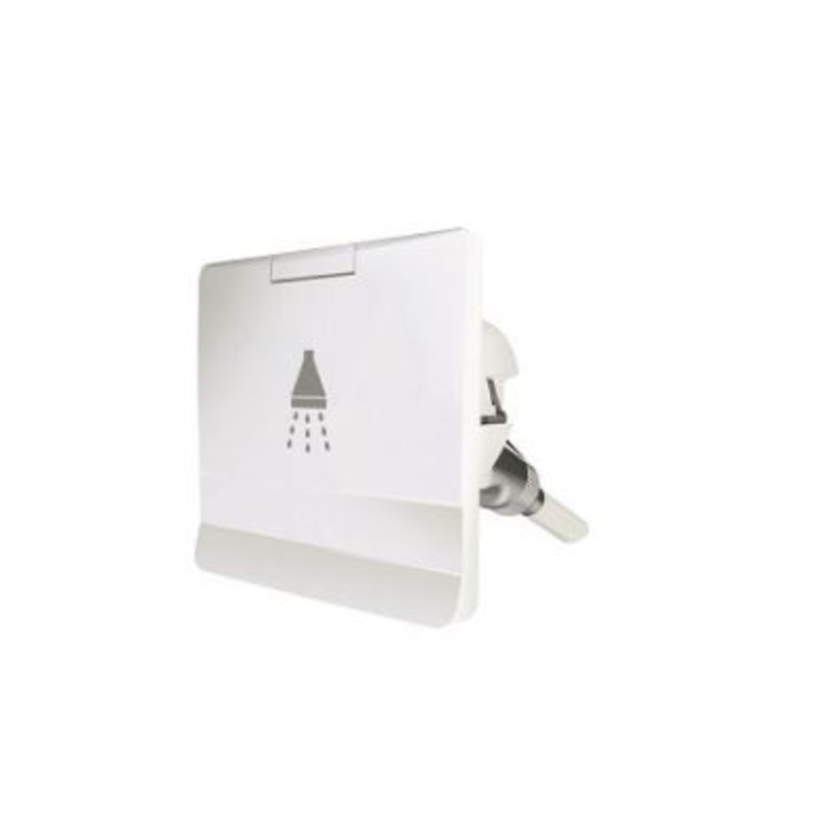 Plastimo Water outlet straight+white square cover