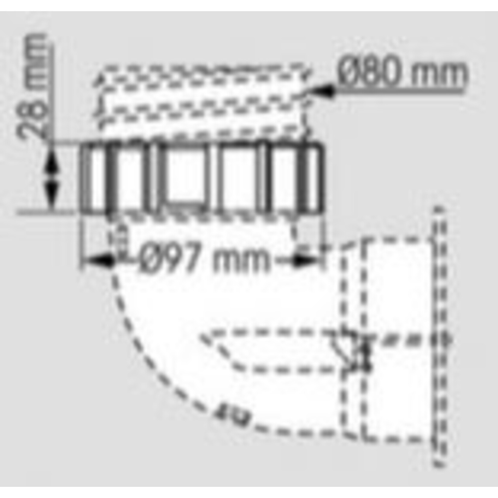 Plastimo Half flanges d80mm (top & bottom)