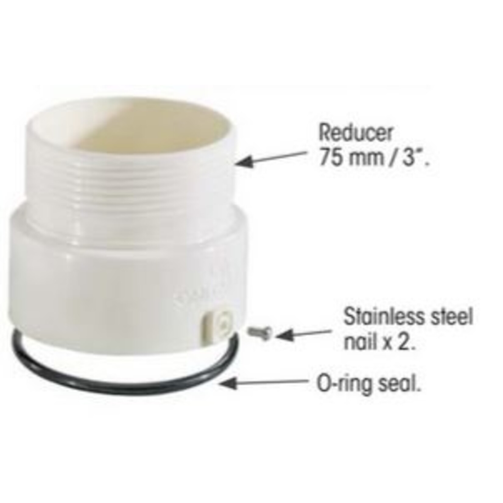 Plastimo Reducer ez-air for 75mm et 3" hose