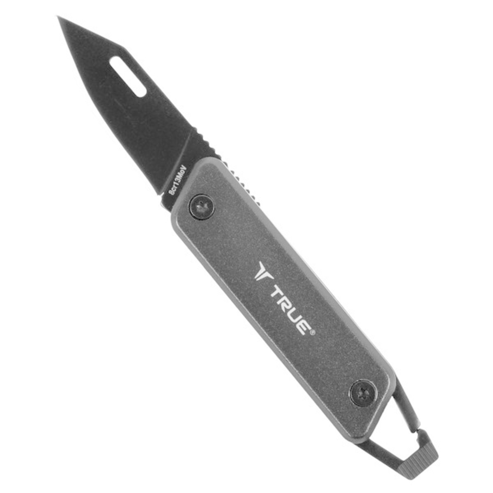 True MODERN KEY CHAIN KNIFE - Grey  (Gift Box)