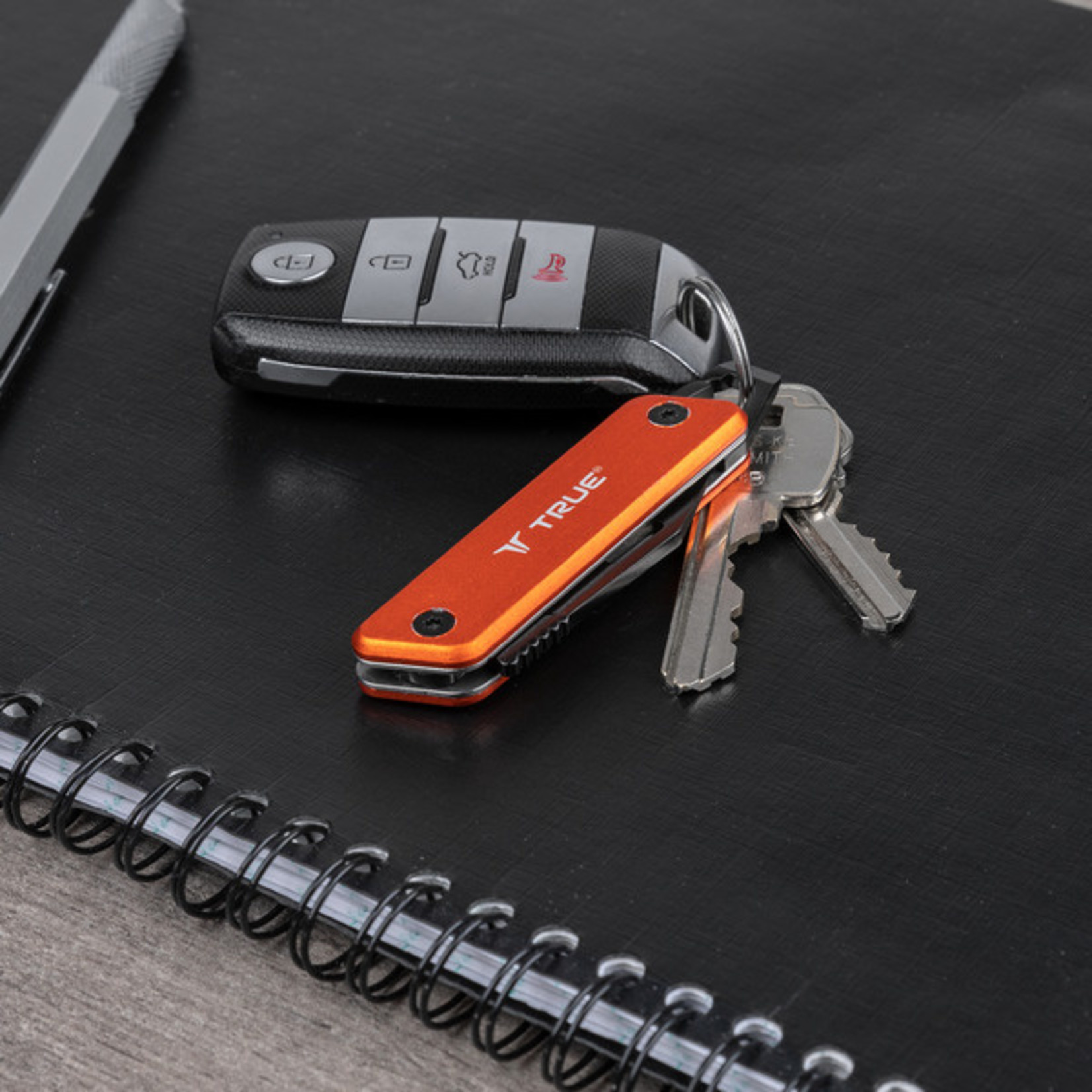 True MODERN KEY CHAIN KNIFE - Orange (Gift Box)