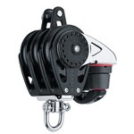 Harken 57mm Triple Carbo Block w/Cam Cleat and