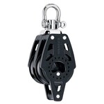 Harken 40mm Carbo Double Swivel Block w/Becket