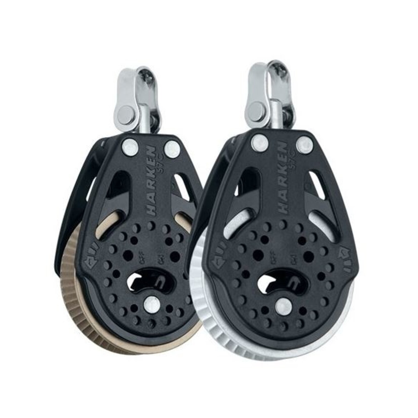 Harken 57mm Carbo Ratchet Block-1.5X and 2X-2 Pack