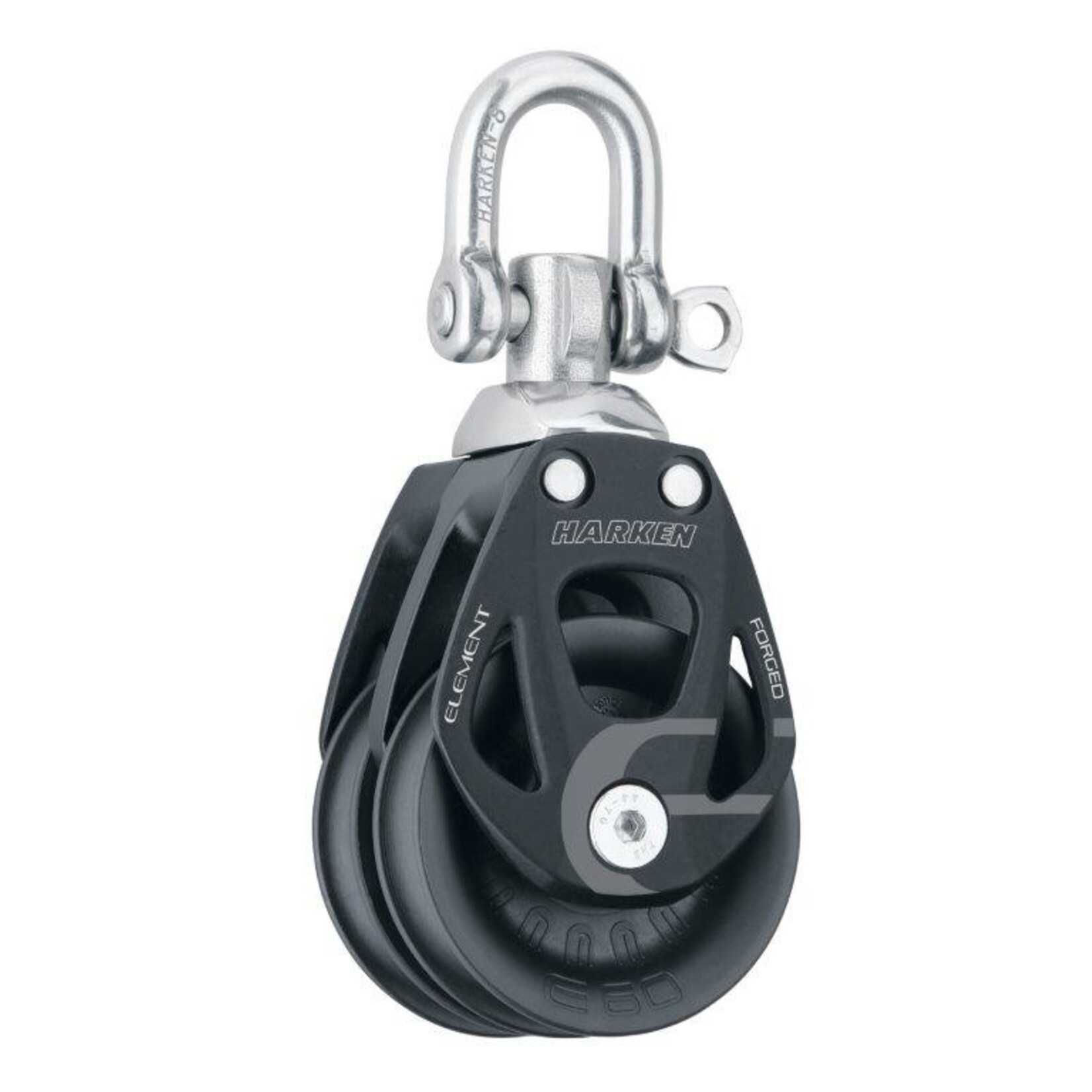 Harken 60mm Element Double Swiv blck