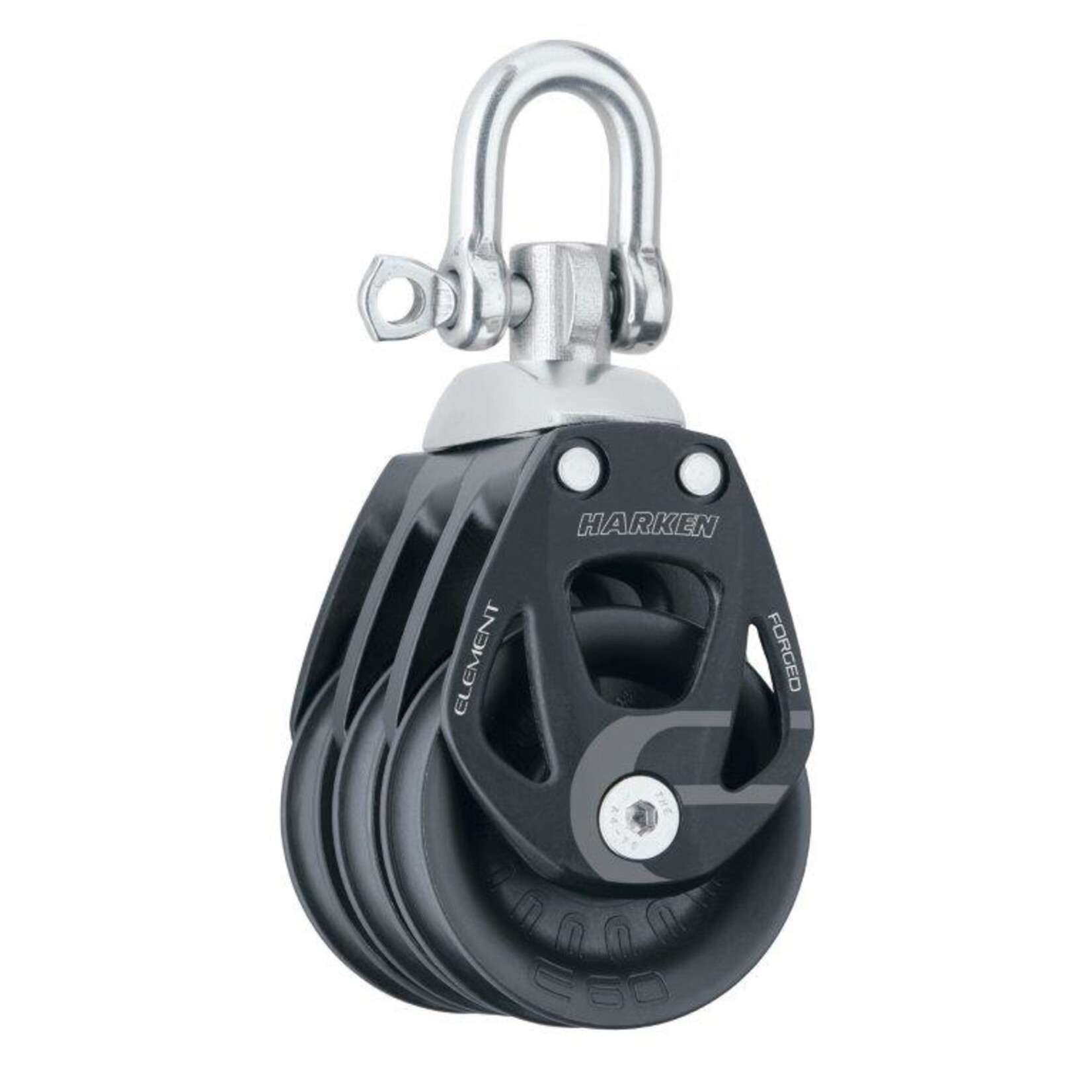 Harken 60mm Element Triple Swiv blck