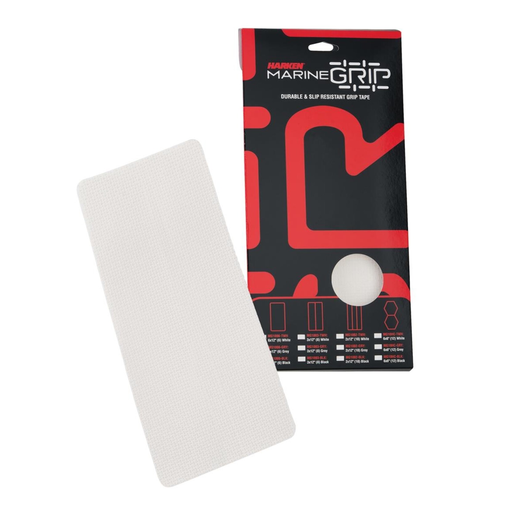 Harken Grip Tape-Translucent White Panel 6x12in(6) Kit