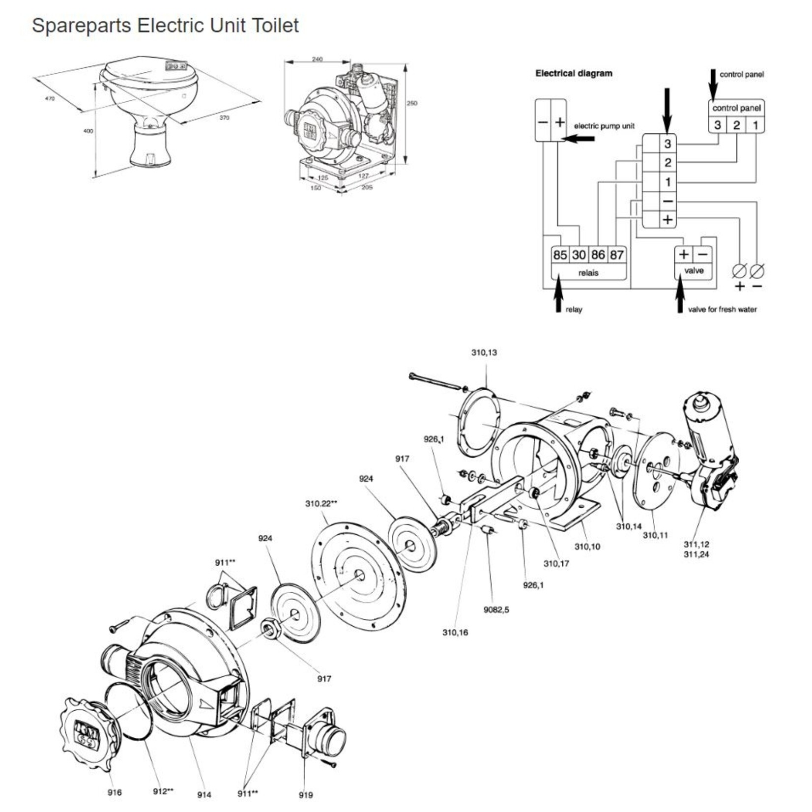 RM69 MEMBRANE BILGE/WASTEPUMP