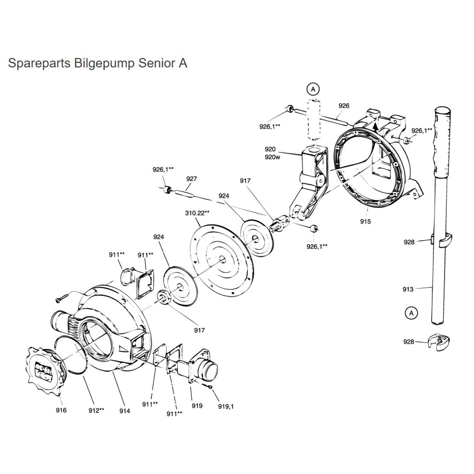 RM69 VALVE SET SR BILGEPUMP(SRBP)