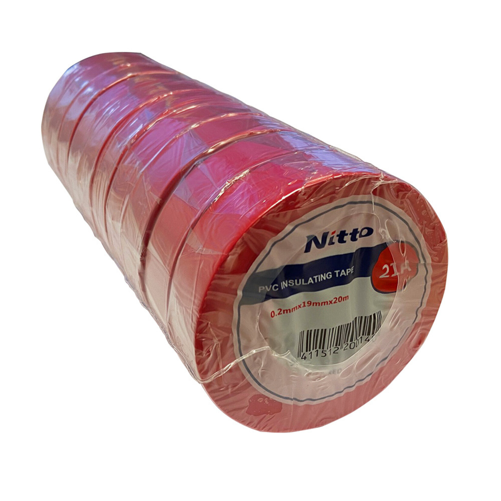 U-Rope Nitto pvc tape 19mm x 20m. red