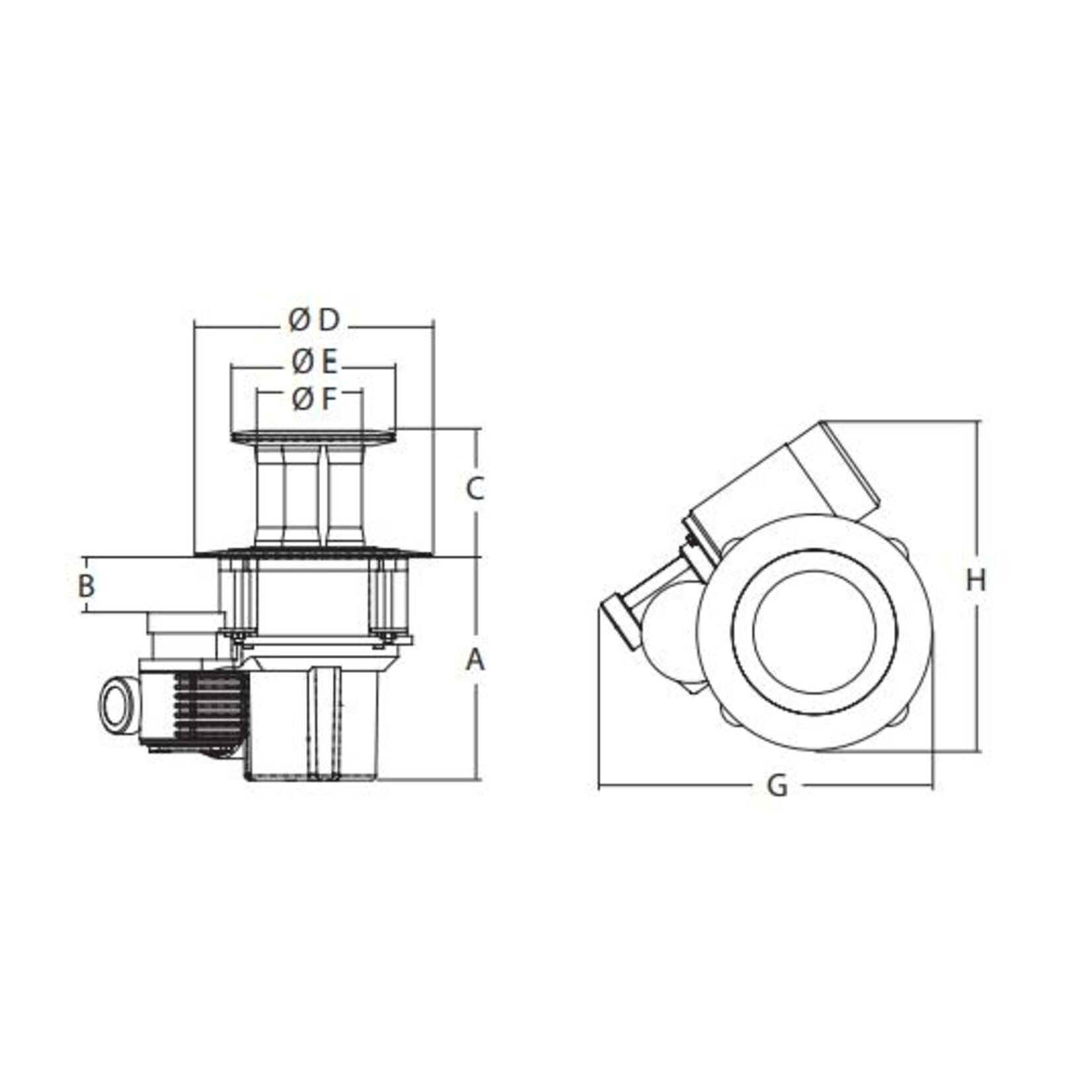 Harken 1200 CLR Hydraulic Aluminum Mooring Winch