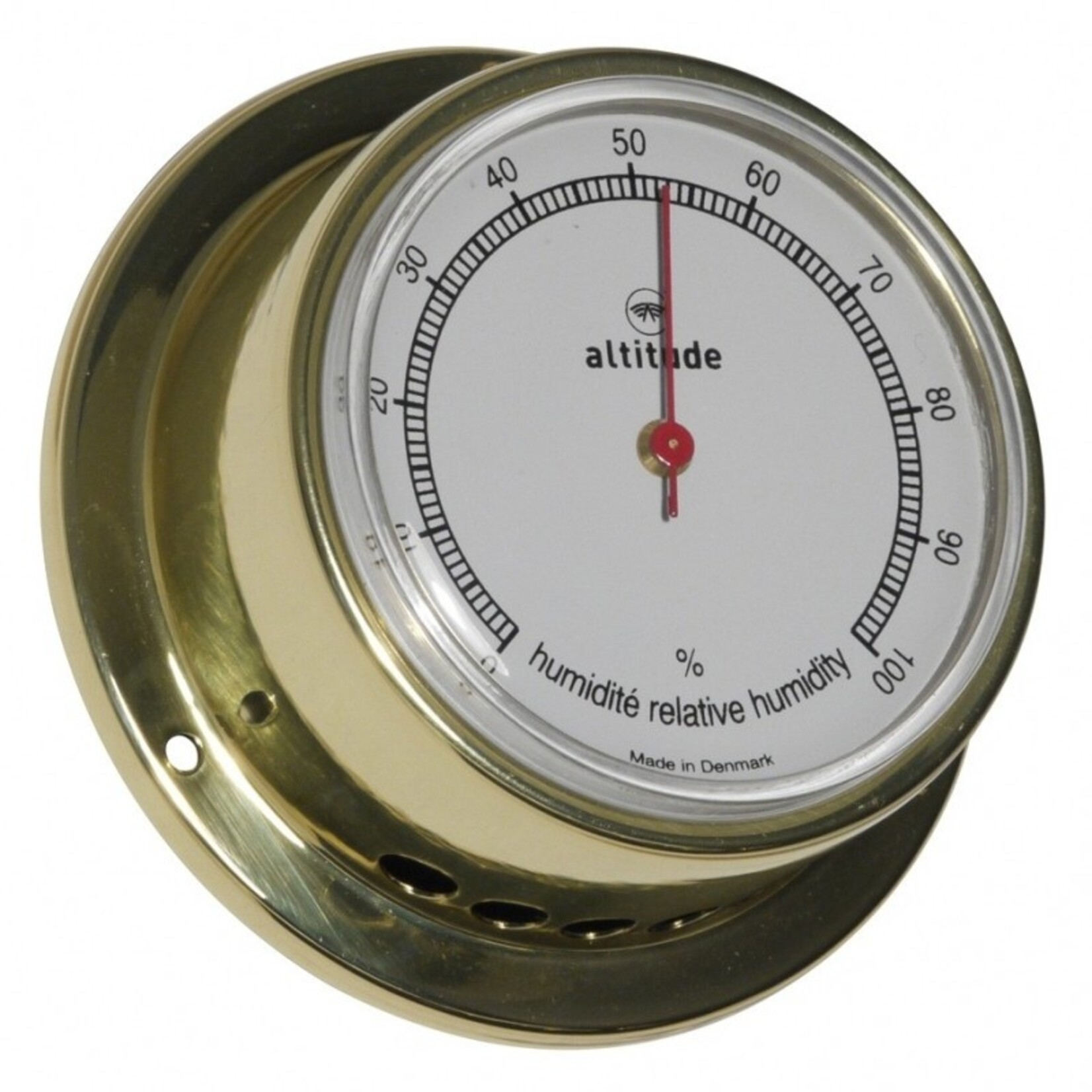 Altitude Hygrometer - ø71mm - brass - Altitude