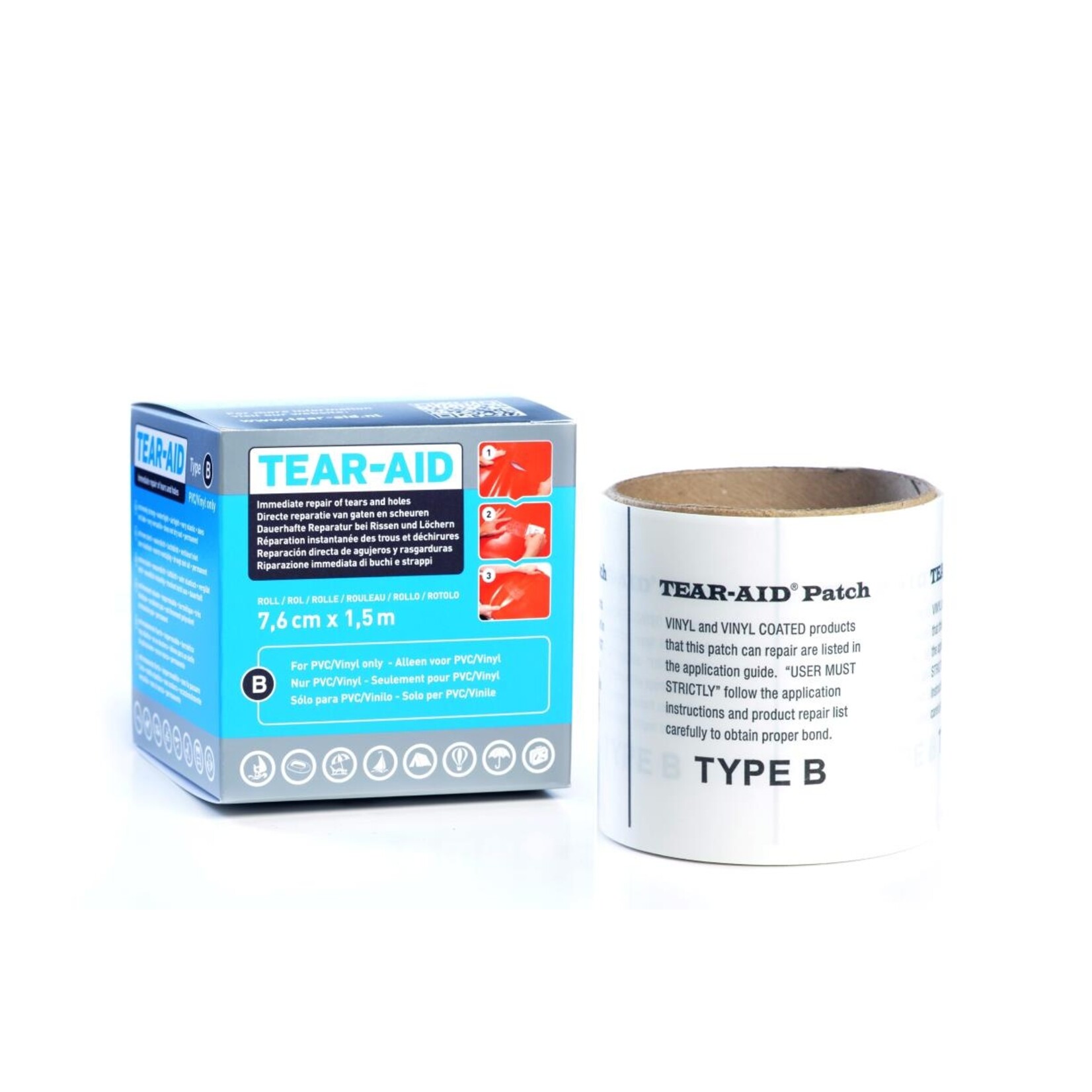 Tear-Aid Tear-Aid roll 7.6cm x 1.5m Type B