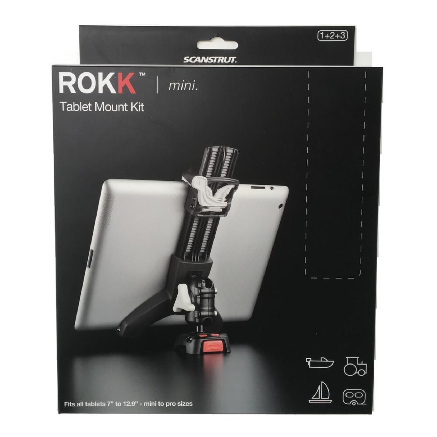Scanstrut ROKK Mini for tablet w. screw down base