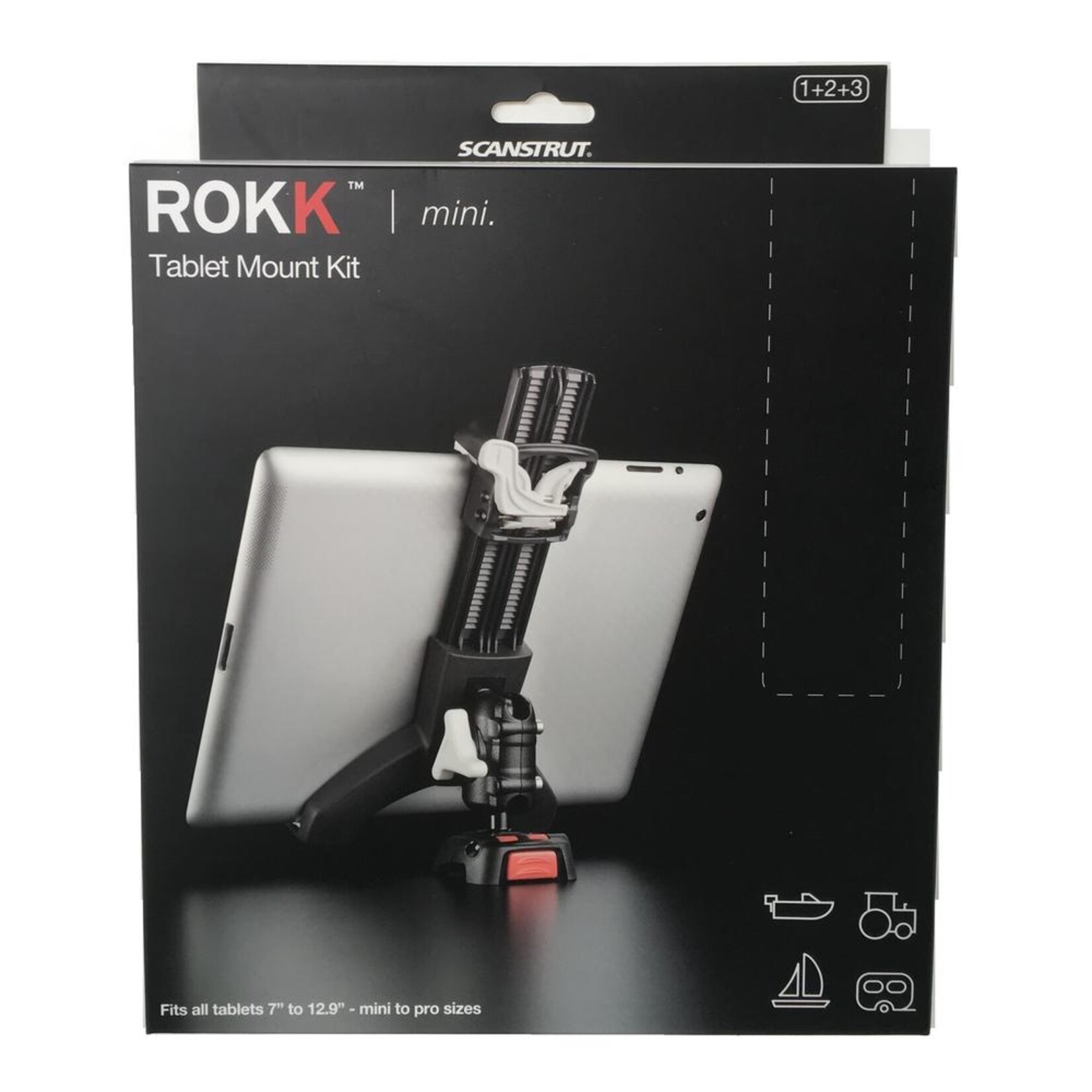 Scanstrut ROKK Mini for tablet w/selfadhesive base