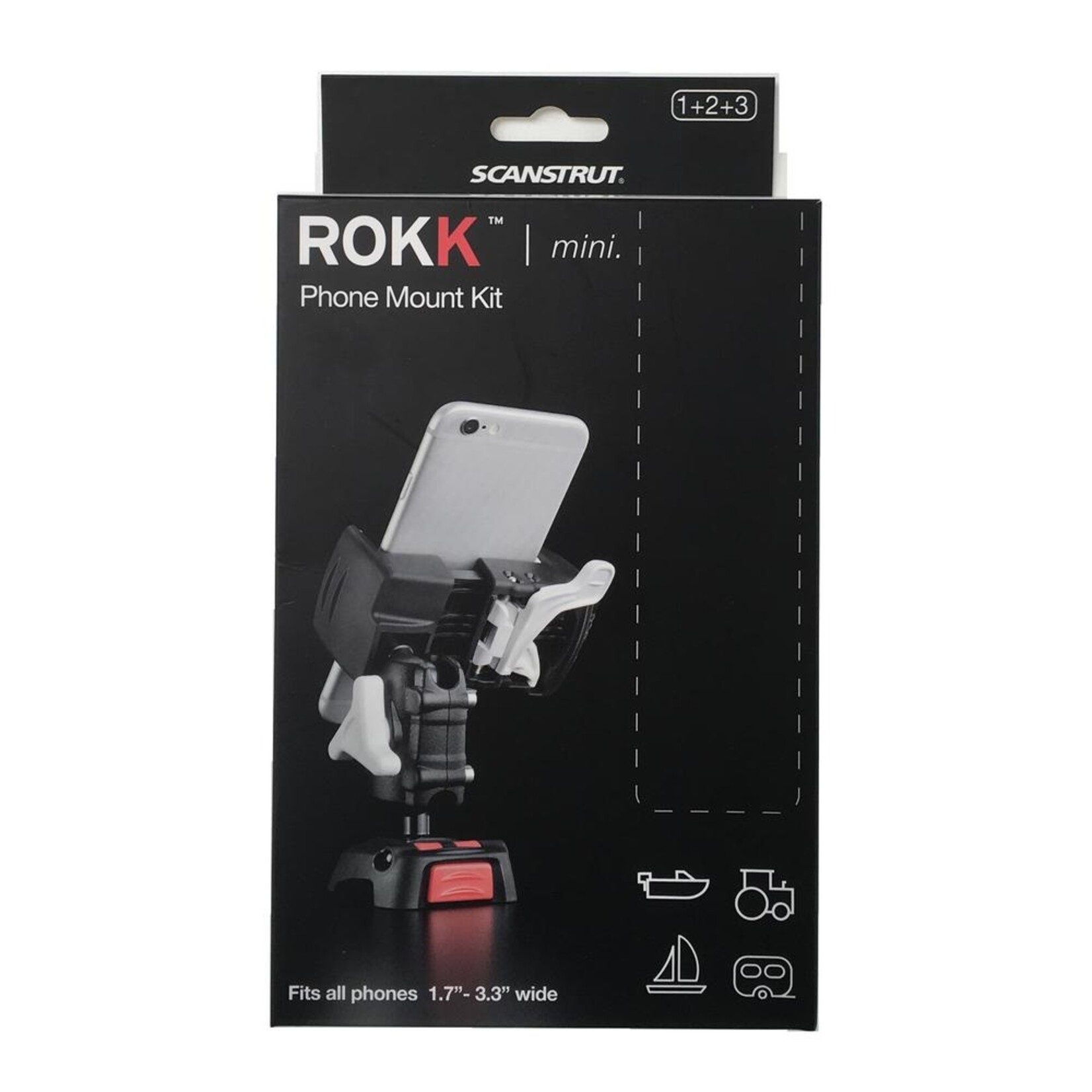 Scanstrut ROKK Mini for phone w. suction cup base