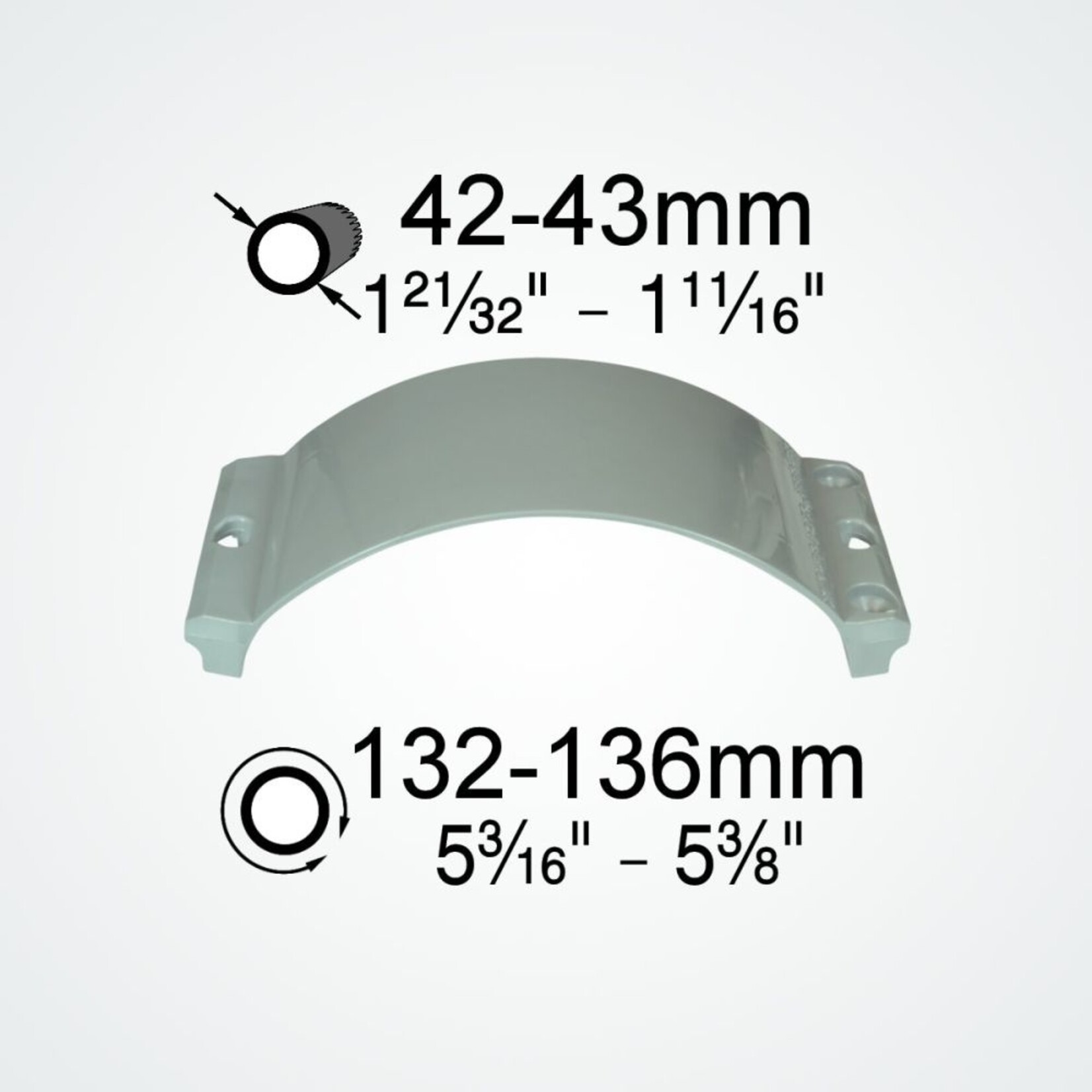 Clamcleat Aluminium Boom Cleat Retail Pack with CL244. CL134. 2 Screws & 1  Rubber.