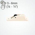 Clamcleat zwart Junior + Roller Fairlead