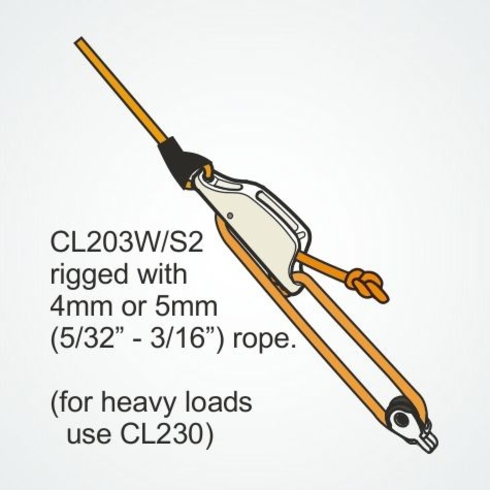 Clamcleat zwart Junior with Bottom Roller