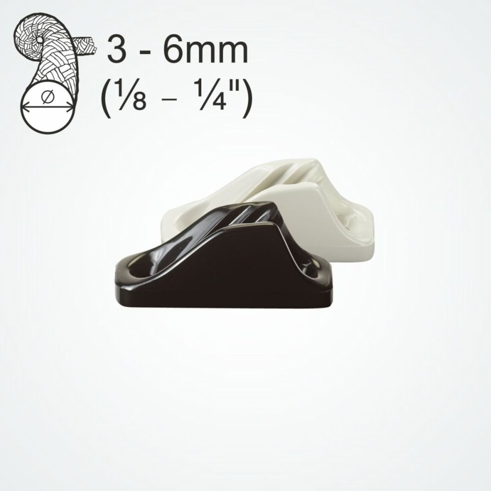 Clamcleat Mini wit - Loose