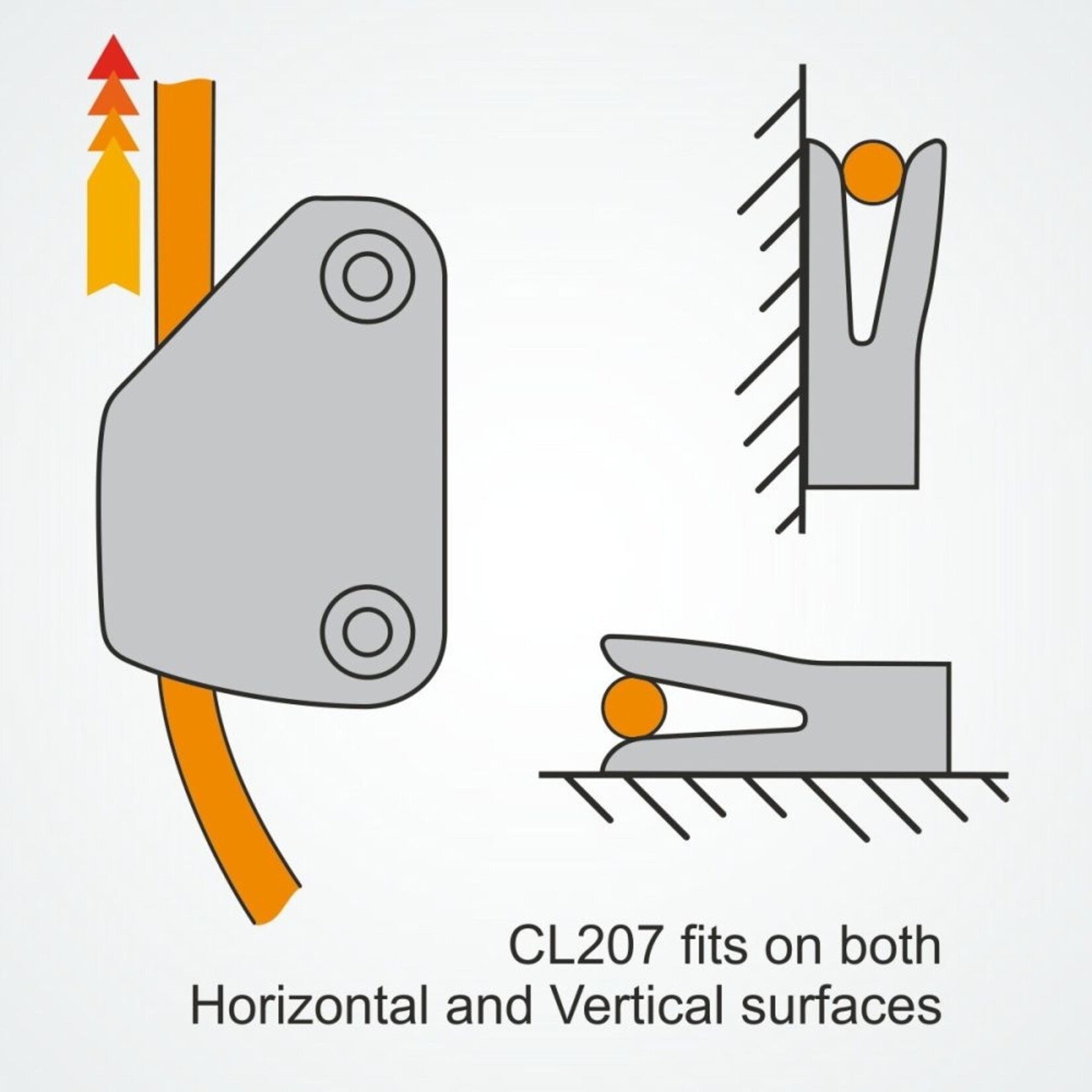 Clamcleat Lateral (Port)