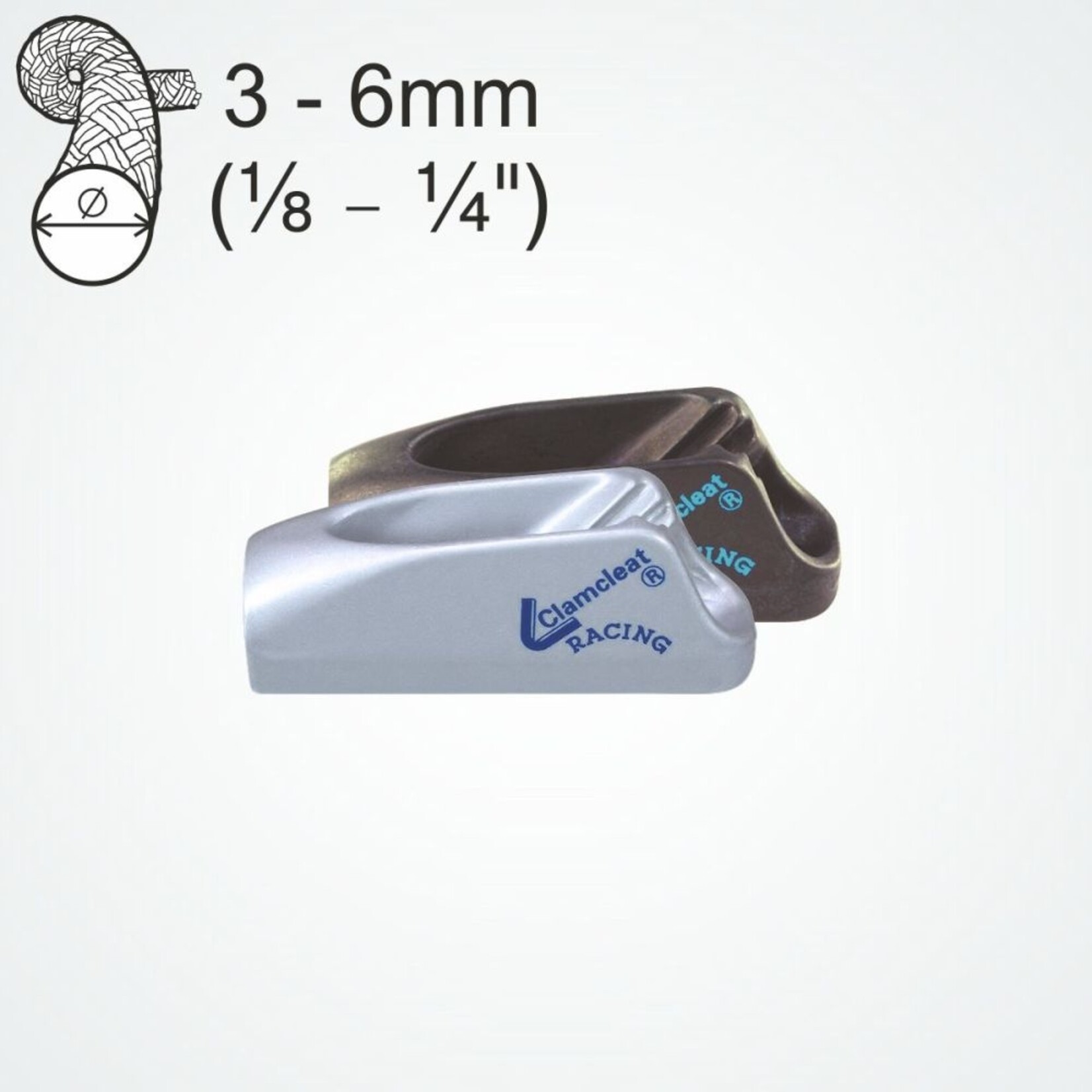 Clamcleat Racing Junior MK2 zilver