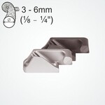 Clamcleat Side Entry MK2 (Starboard) zilver