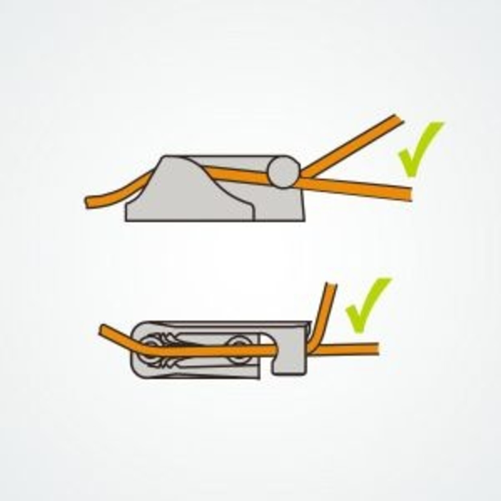 Clamcleat Side Entry MK2 (Starboard) zilver