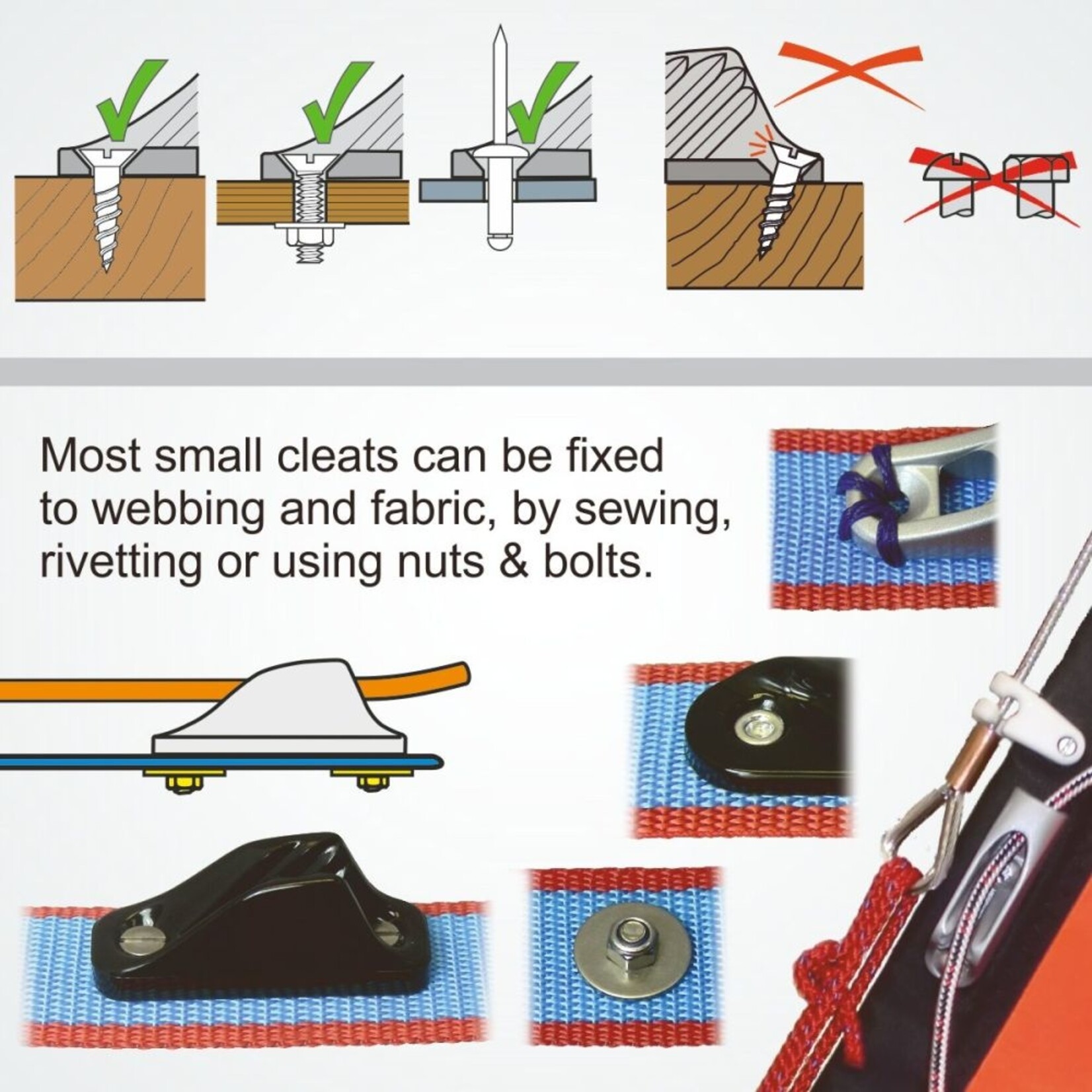 Clamcleat Side Entry MK2 (Port) zilver