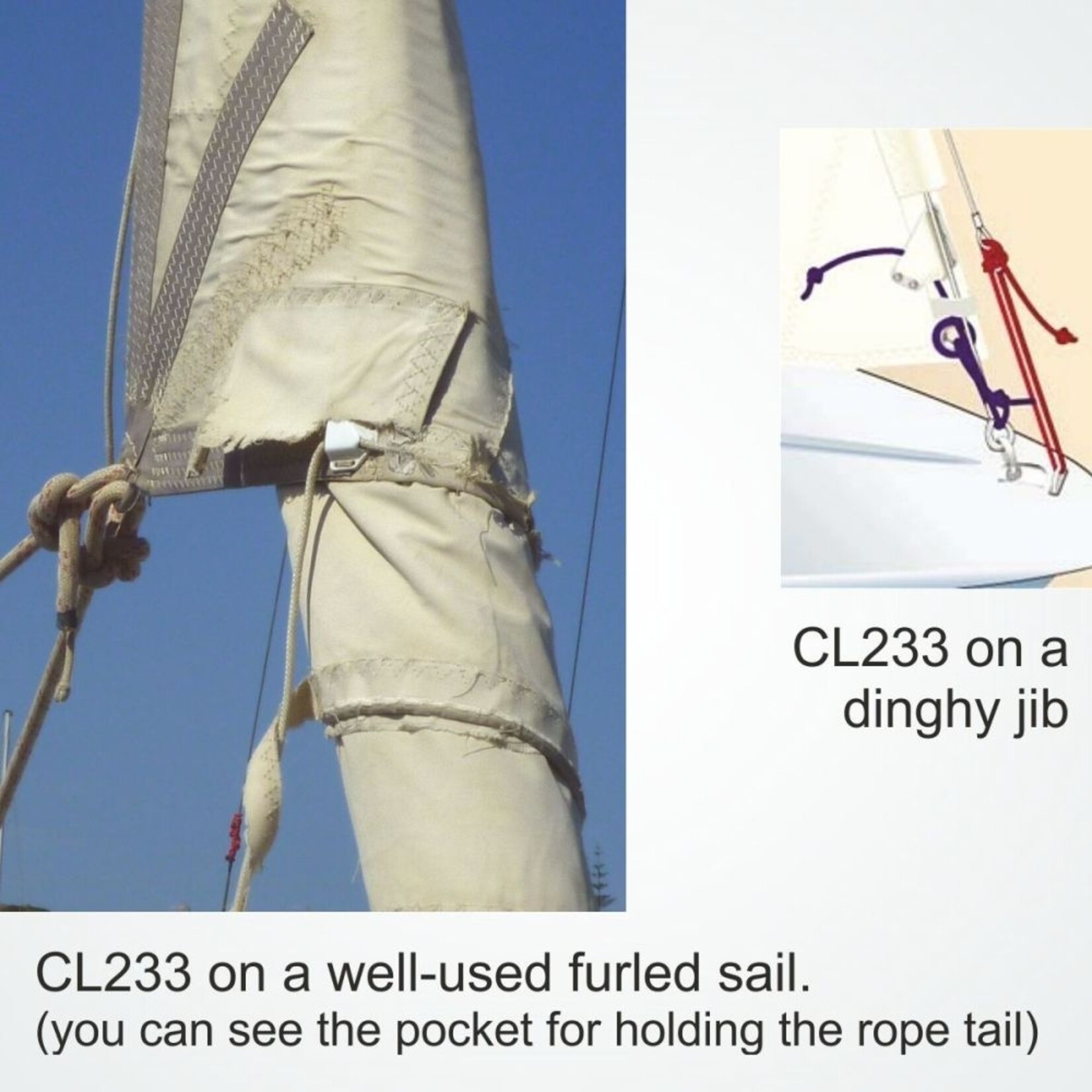 Clamcleat Sail Line Cleat only - Loose