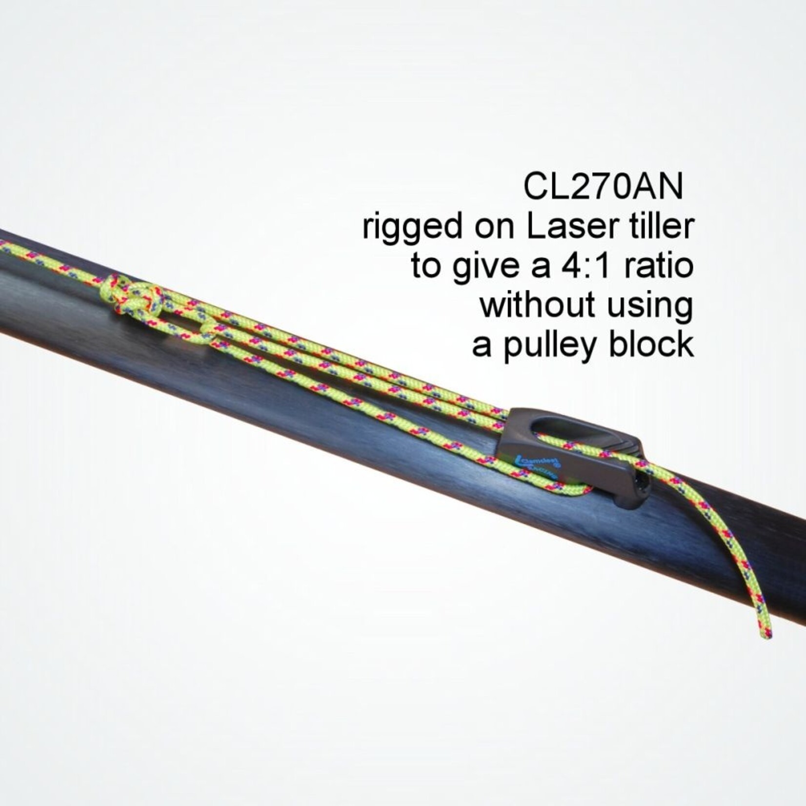 Clamcleat Racing Micros zilver with Becket